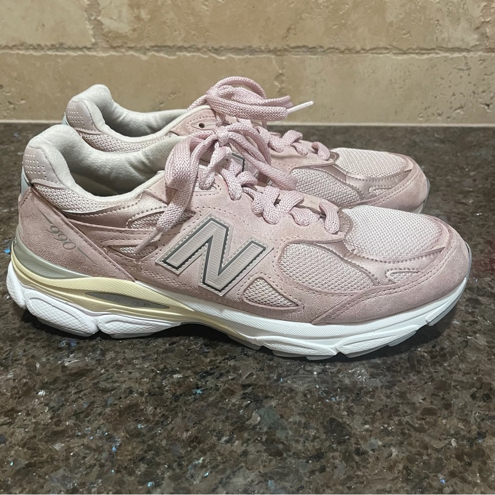 New Balance Pink 990 Athletic Sneakers